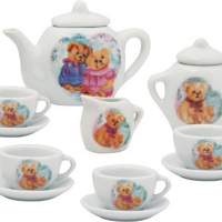 Amia porcelain tea service 11 pieces, 1 set